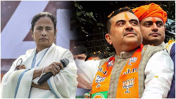 Suvendu Adhikari Nomination: ఉత్కంఠగా మారిన నందిగ్రామ్ ఫైట్.. దీదీకి పోటీగా సువేందు అధికారి నామినేషన్..