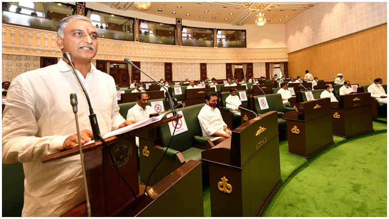 Harish Rao: తెలంగాణ బడ్జెట్ 2021 ఆదాయ, వ్యయాలను వెల్లడించిన ఆర్థిక మంత్రి హరీష్‌రావు..(Pics)