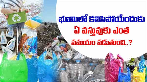 Decompose: భూమిలో కలిసిపోయేందుకు ఏ వస్తువుకు ఎంత కాలం పడుతుందో తెలిస్తే ఆశ్యర్యపోవాల్సిందే..!
