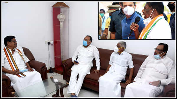 పుదుచ్చేరిలో మారిపోతున్న రాజకీయ పరిణామాలు, ఒంటరిగానే కాంగ్రెస్ పోటీ ?