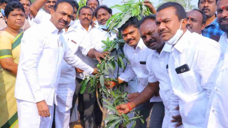 Green Challenge: ఈటల రాజేందర్‌ గ్రీన్‌ చాలెంజ్‌.. తన పుట్టిన రోజున మొక్కలు నాటిన మంత్రి