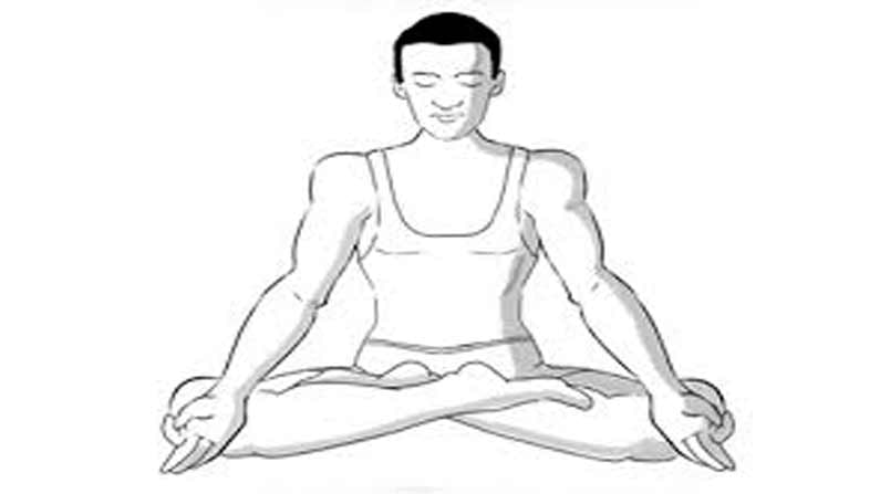 Padmasana or Lotus pose   Yoga Teacher Training in Rishikesh