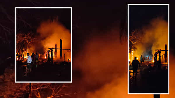 Fire Accident: కృష్ణాజిల్లాలో ఘోర ఆగ్ని ప్రమాదం.. కాలిబూడిదైన 10 పూరిళ్లు.. జనం గాఢ నిద్రలో ఉండగా ఘటన