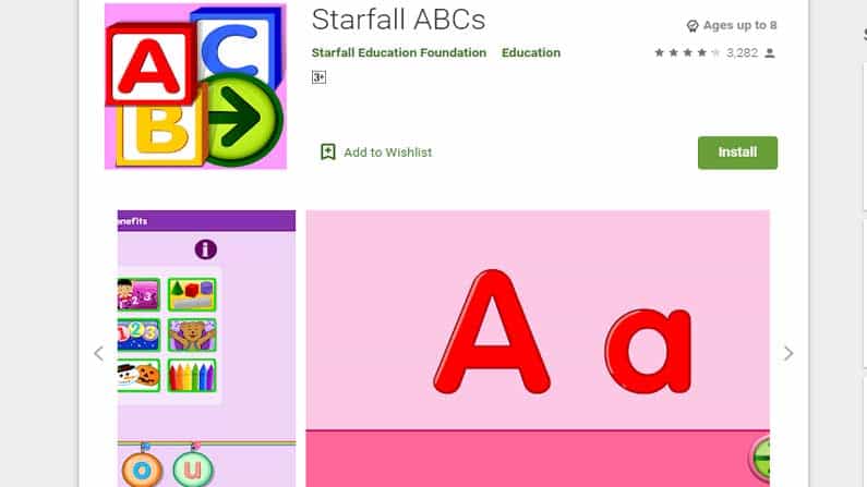  Starfall ABCs: ప్లేస్కూల్‌కు వెళుతోన్న చిన్నారులకు ఈ యాప్‌ బాగా ఉపయోగపడుతుంది. స్మార్ట్‌ యుగంలో మీ పిల్లలకు ABCDలను కూడా స్మార్ట్‌గా నేర్పించవచ్చు. 