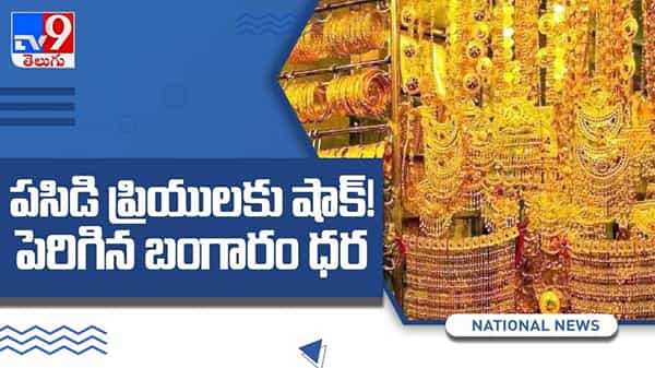 Gold-Silver Rates Today: పసిడి ప్రియులకు షాక్..!! పెరిగిన బంగారం ధర... ( వీడియో )