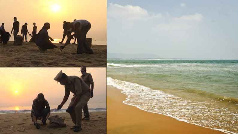 Save Beach:సేవ్‌ బీచ్‌...సేవ్‌ యానిమల్‌...కార్యక్రమానికి సాగరతీరంలో మాంచి స్పందన..