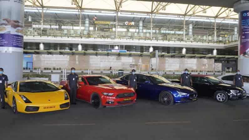 హైదరాబాద్ అంతర్జాతీయ విమానాశ్రయం వినూత్న ఆలోచన... డ్రైవ్ చేసుకుంటూ ఇంటికెళ్లేందుకు లగ్జరీ కార్లు ఏర్పాటు