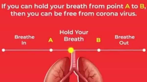 Corona: ఊపిరి బిగ బెట్టండి.. అంతే.. మీకు కరోనా ఉందో లేదో తెలిసిపోతుంది..వీడియో వైరల్.. మరి అందులో నిజమెంత?