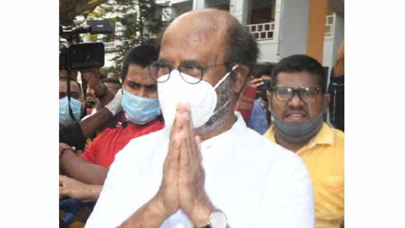 రజనీకాంత్ స్టెల్లా మేరీస్ కాలేజీ వద్ద తన ఓటు వేశారు