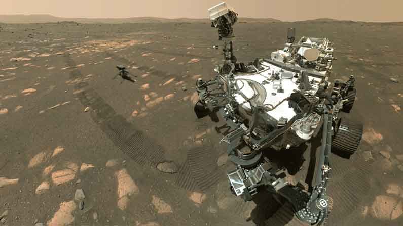 Selfie On Mars: అంతరిక్షంలో అద్భుతం.. అంగారక గ్రహంపై అద్భుత సెల్ఫీ.. రెండు రోబోలు ఒకే ఫ్రేమ్‌లో..
