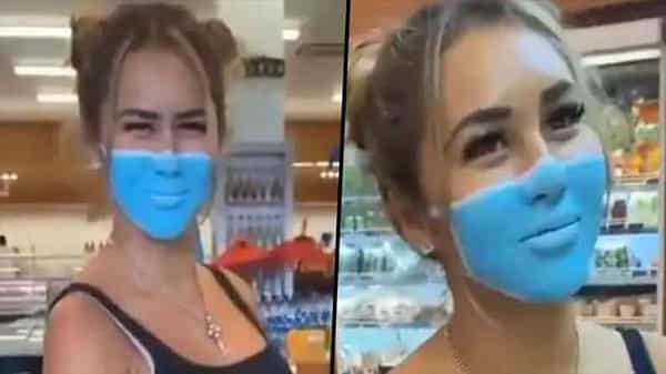 Face Mask Painting: ఫేస్ మాస్క్కు బదులు పెయింటింగ్.. అందాలను ఆరబోస్తూ తీసిన వీడియో వైరల్.. సీన్ కట్ చేస్తే పాస్పోర్ట్ సీజ్!