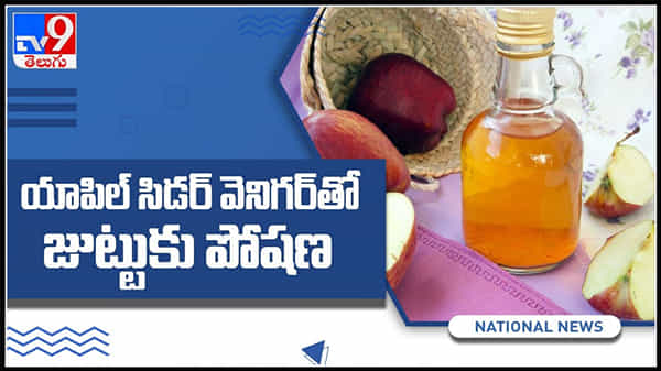 పొడిగా ఉండే జుట్టు మెత్తగా మెరవాలంటే ఇలా చేయండి..యాపిల్ సిడర్ వెనిగర్ తో జుట్టుకు పోషణ.:benefits for Hair video.
