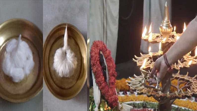 సర్వసాధారణంగా దీపారాధనకు రోజు.. ఉపయోగించేది దూది చేసిన వత్తిని. పత్తి తో చేసిన వత్తి తో కూడిన దీపం వెలిగిస్తే.. అదృష్టం కలిసి వస్తుందట.
