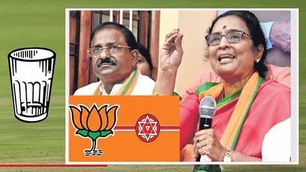 Tirupati BJP: బీజేపీలో కొత్త టెన్షన్.. గుబులు పుట్టిస్తున్న గ్లాస్ గుర్తు.. ప్రచారంలోకి వచ్చిన నవతరం పార్టీ