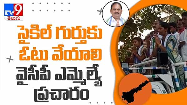సైకిల్ గుర్తుకే ఓటు వేయమన్న వైసీపీ ఎమ్మెల్యే... జోక్ చేశానంటూ కవరింగ్... ( వీడియో )