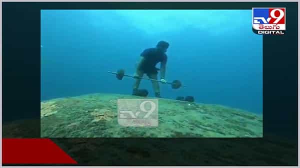 Viral video: సముద్రం అడుగున వ్యాయామం.. పాండిచ్చేరి యువకుని సాహసం... ( వీడియో )