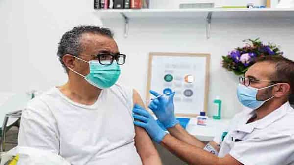 WHO Chief: కరోనా వ్యాక్సిన్ తీసుకున్న డబ్ల్యూహెచ్వో డైరెక్టర్ జనరల్.. ప్రతి ఒక్కరూ టీకా తీసుకోవాలని పిలుపు