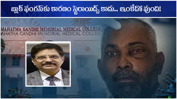 BLACK FUNGUS: బ్లాక్ ఫంగస్కు కారణం స్టెరాయిడ్స్, డయాబెటీస్ కాదట.. ఇంకేదో వుందంటున్న ఇండోర్ ప్రొఫెసర్