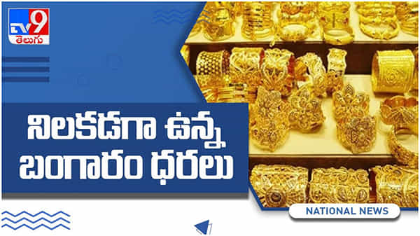 Gold And Silver Price: మగువలకు గుడ్ న్యూస్.. స్థిరంగా ఉన్న బంగారం ధరలు.... ( వీడియో )