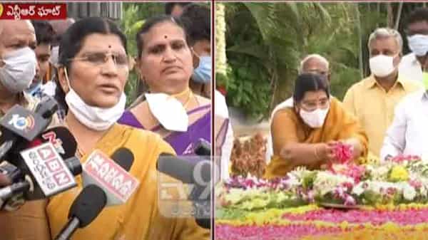 Lakshmi parvathi : నా భర్త స్వర్గీయ నందమూరి తారకరామారావు గారికి అసలు సిసలైన వారసుడు జగన్మోహన్ రెడ్డే : లక్ష్మీ పార్వతి