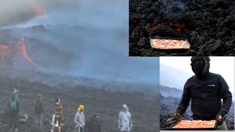 Pizza on Volcano: అగ్నిపర్వతం మీద తయారైన పిజ్జా.. భలే రుచిగా ఉందంటున్నారు..ఎక్కడ ఎవరు తయారు చేశారో తెలుసా?