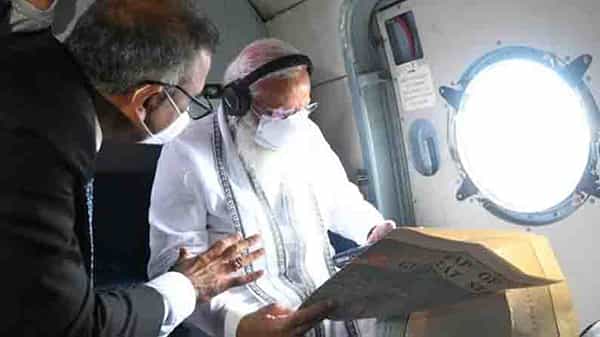 PM Modi Aerial Survey: వాయుగుండంగా మారిన తౌక్టే తుఫాన్.. గుజరాత్లో ప్రధాని మోదీ ఏరియల్ సర్వే