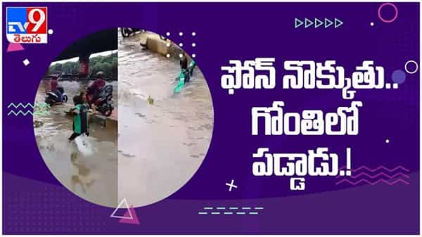 Funny Video: ఫోన్లో చూసుకుంటూ గుంతలో పడ్డ వ్యక్తి... నవ్వులు పూయిస్తున్న వీడియో...