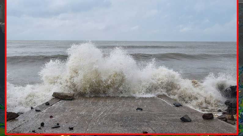 Cyclonic Yaas: తీరం వెంబడి అలజడి సృష్టిస్తున్న సముద్రం.. శ్రీకాకుళం, నెల్లూరు జిల్లాల్లో హై అలర్ట్