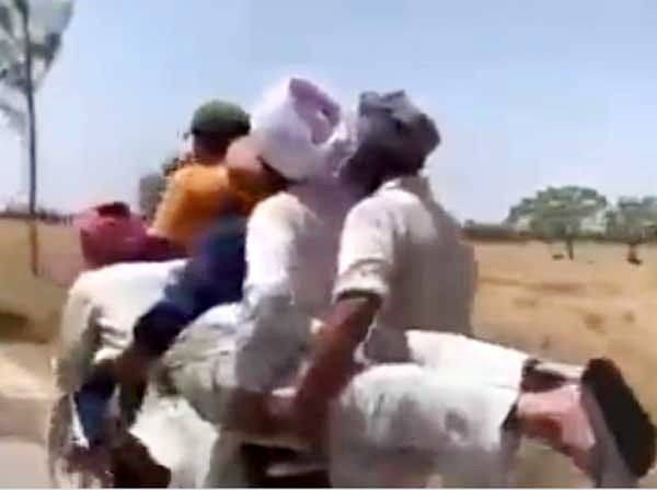 Viral Video: ద్యావుడా.. బైక్‌పై ఇలా కూడా వెళ్తారా.. నవ్వు తెప్పిస్తున్న వీడియో..!