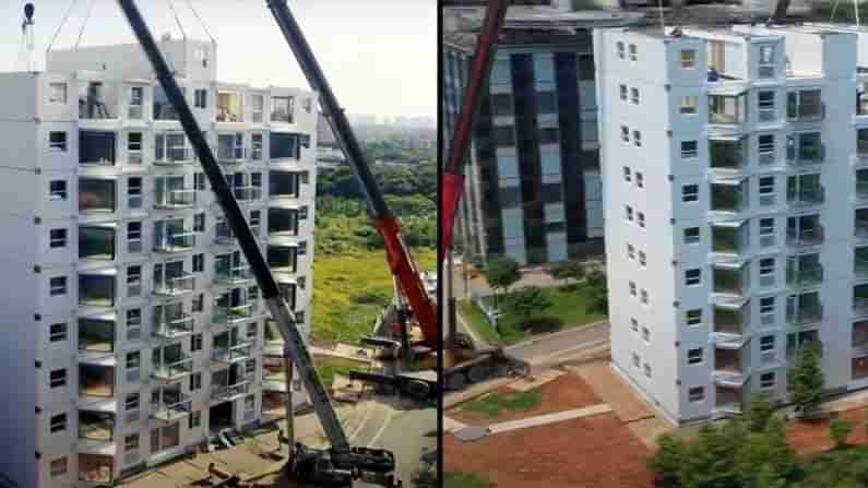 10 Storey Building: మరో ఘనత సాధించిన డ్రాగన్ కంట్రీ.. కొన్ని గంటల్లోనే 10 అంతస్థుల భవన నిర్మాణం వీడియో వైరల్