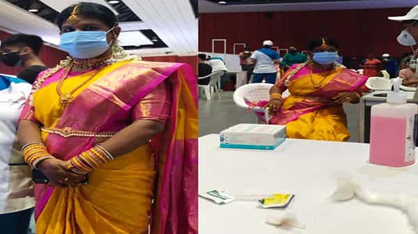 Vaccination Bride: మరో గంటలో వివాహం.. పెళ్లి కూతరుగా ముస్తాబై వ్యాక్సినేషన్కు సెంటర్కు.. ఆదర్శం ఈ యువతి..