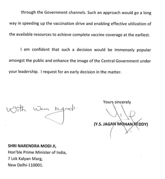 Cm Jagan Letter To Pm Modi 2