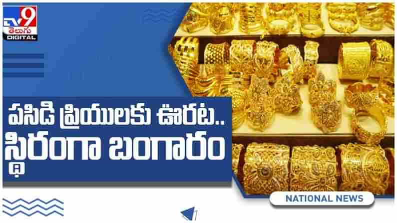 Gold And Silver Price: పసిడి ప్రియులకు ఊరట... స్థిరంగా బంగారం... ఈ రోజు ప్రధాన నగరాలలోని ధరలు... ( వీడియో )