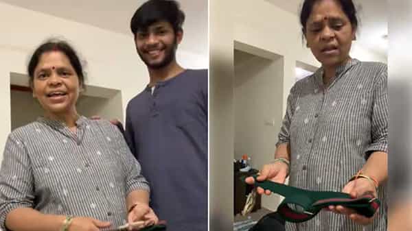 Viral Funny Video: 35 వేలు పెట్టి బెల్ట్ కొన్న కొడుకు.. దానికి రూ 150 ఎక్కువ అంటున్న తల్లి.. ఫన్నీ వీడియో వైరల్