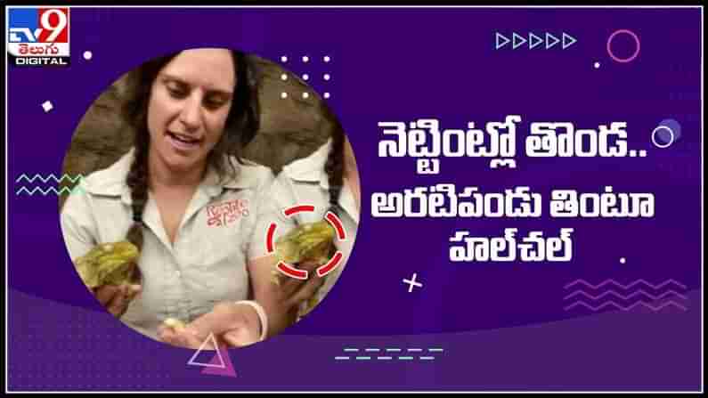 నెట్టింట్లో అరటిపండు తింటూ హల్ చల్ చేస్తున్న తొండ..వైరల్ అవుతున్న వీడియో : gecko eat banana viral video.