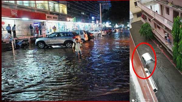 Hyderabad Rains: హైదరాబాద్లో దంచికొట్టిన వాన... నీట మునిగిన లోతట్టు ప్రాంతాలు..