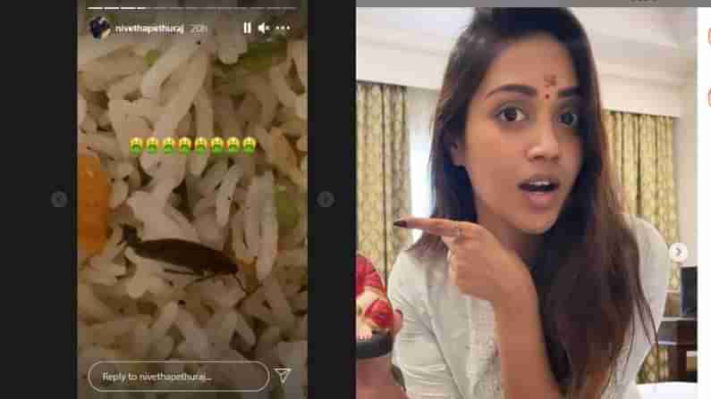 Nivetha Pethuraj: భోజనంలో బొద్దింక;  రెస్టారెంట్ పై స్విగ్గీకి ఫిర్యాదు చేసిన తమిళ హీరోయిన్!