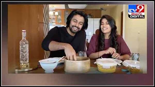 భర్త కల్యాణ్ దేవ్‌ చపాతీ మేకింగ్.. చూసి షాక్లో చిరు డాటర్ శ్రీజ.వైరల్ అవుతున్న వీడియో :srija husband kalyandev Video.