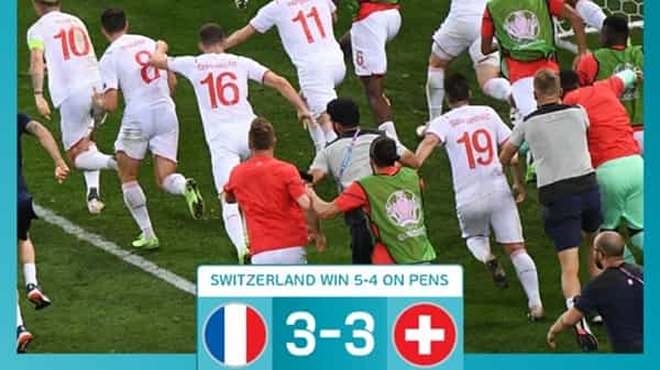 UEFA EURO 2020: పెనాల్టీ షూటౌట్లో ఫ్రాన్స్కి షాక్; క్వార్టర్ ఫైనల్లోకి స్విట్జర్లాండ్