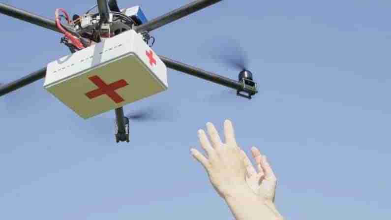 Vaccine through Drone: డ్రోన్ల ద్వారా వ్యాక్సిన్ పంపిణీ..ఐసీఎంఆర్..తెలంగాణా ప్రభుత్వాల ప్రయత్నాలు