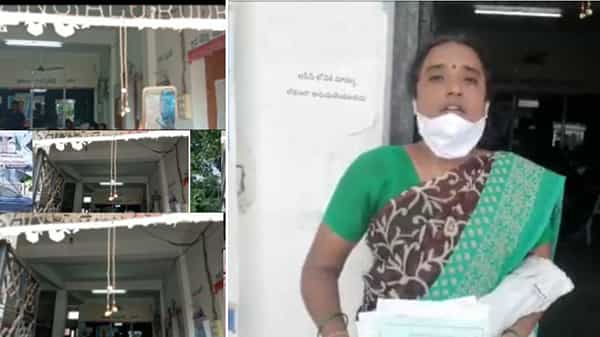Woman protest : తన భూమికి పట్టా చేయాలని తహసీల్దార్ ఆఫీసు చుట్టూ తిరిగి.. తిరిగి, చివరికి తాళిబొట్టు కట్టింది
