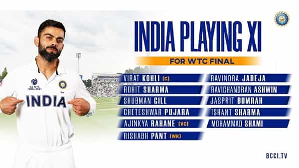 IND vs NZ WTC Final 2021 : డబ్ల్యూటీసీ ఫైనల్ లో ఆడేది వీరే.. సిరాజ్ కు దక్కని చోటు!