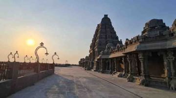 Yadadri Temple: విద్యుత్ దీపాలాంకరణలో యాదాద్రి ధగధగ.. శిల్పక‌ళ అద్భుతాన్ని కెమెరాలో బంధించిన ఎంపీ సంతోష్‌కుమార్