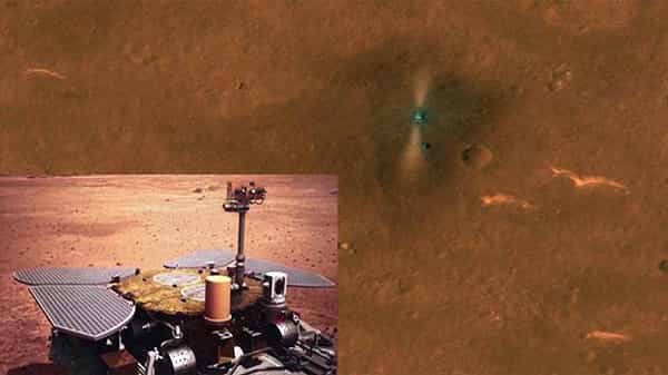 Zhurong Rover: చైనాకు చెందిన జురాంగ్ రోవర్ చిత్రాలను తీసిన అమెరికకు చెందిన ఉపగ్రహం