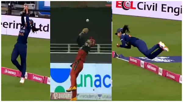 Amazing Catch: ఇదే అమ్మాయిల క్రికెట్లో మజా.. బౌండరీ లైన్ దగ్గర కోహ్లీ స్టైల్లో సూపర్బ్ క్యాచ్.!
