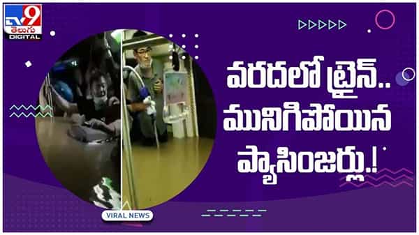 China floods: చైనాలో వర్ష బీభత్సం..!! వరదలో చిక్కుకున్న ట్రైన్..!! 12 మంది మృతి..!! వీడియో