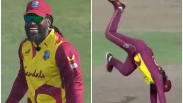 WI vs SA: కార్ట్ వీల్ తో అలరించిన యూనివర్సల్ బాస్..! వైరలవుతోన్న వీడియో