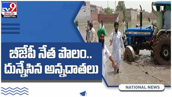 పంజాబ్ లో బీజేపీ నేత పొలాన్ని నాశనం చేసిన రైతులు.. నిరసనలో పాల్గొన్న మహిళలు... ( వీడియో )