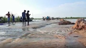 Godavari streams : గోదావరి పాయల్లో పెరుగుతోన్న వరద నీటి ప్రవాహం.. కోటిపల్లి - ముక్తేశ్వరం రేవు రహదారి మునక