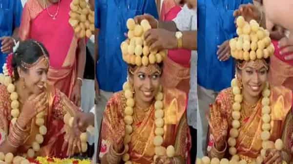 Golgappa Bride: పెళ్లిపీటల మీద పూల దండలకు బదులు పానీ పూరీలను ధరించిన నవ వధువు.. సోషల్ మీడియాలో వైరల్
